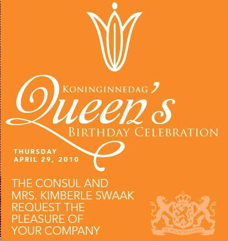Queensday 2010 invitation